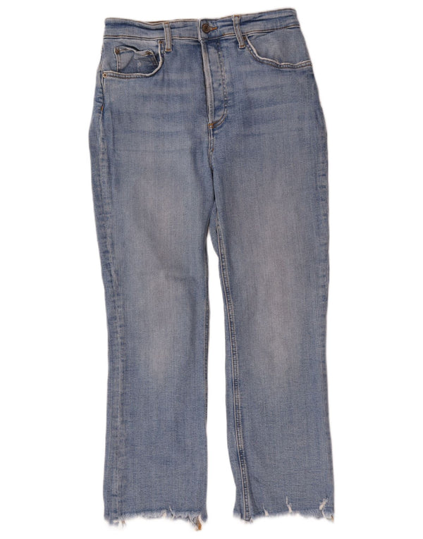 Jeans dritti da donna Zara EU 40 medi W30 L26 Blu