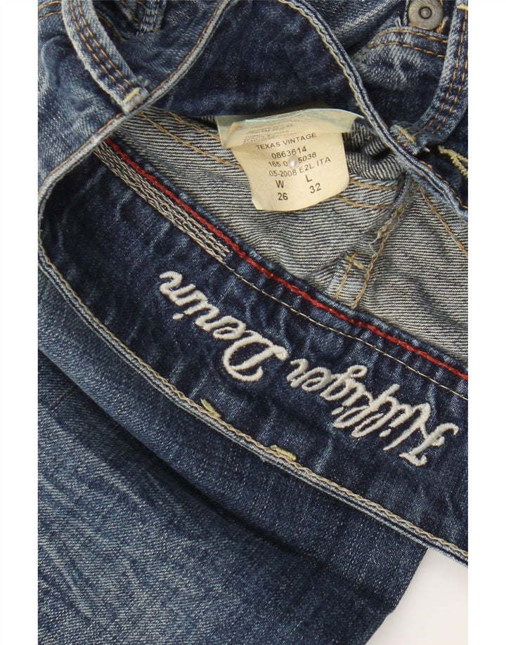 Jeans svasati da donna Tommy Hilfiger W26 L32 cotone blu navy
