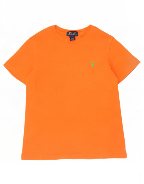 Polo Ralph Lauren T-shirt da bambino Top 5-6 anni in cotone arancione