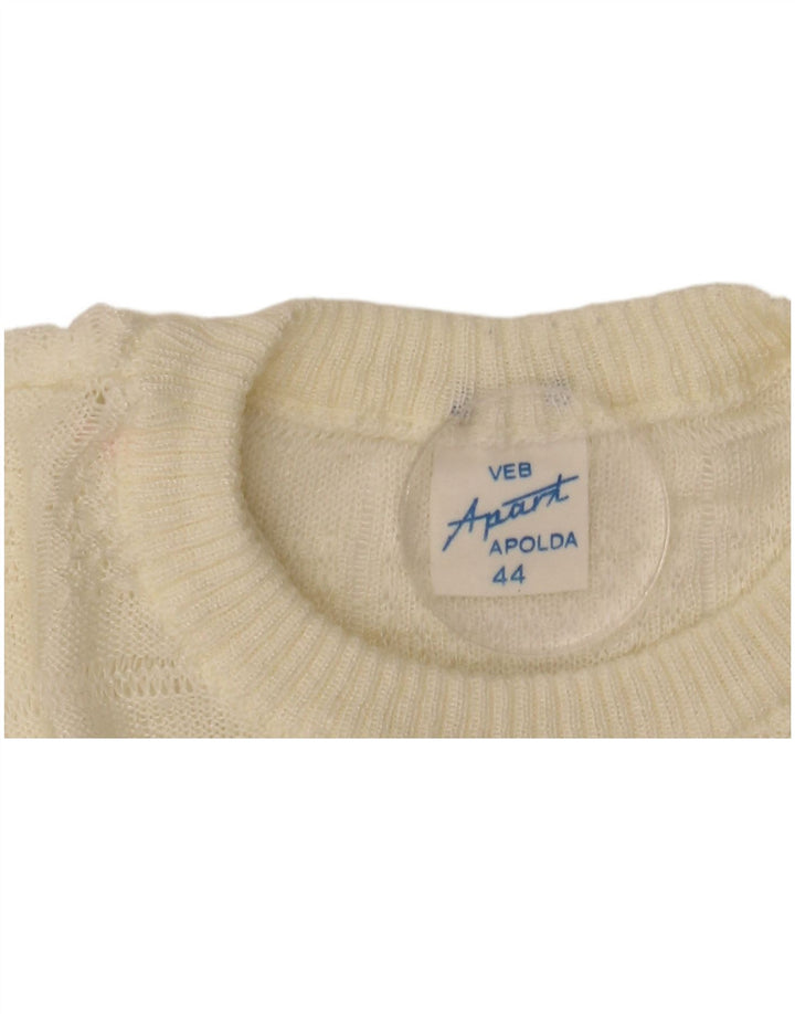 Maglione maglione girocollo da donna Apart EU 44 XL bianco sporco