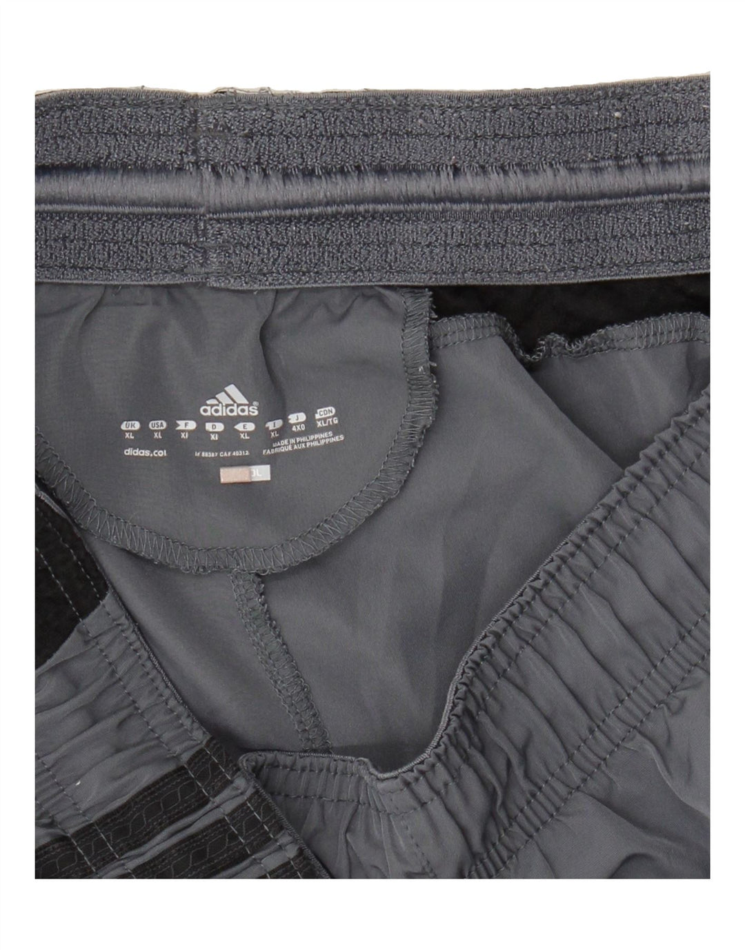 ADIDAS Mens Climacool Sport Shorts XL  Grey Colourblock Polyester Vintage Adidas and Second-Hand Adidas from Messina Hembry 