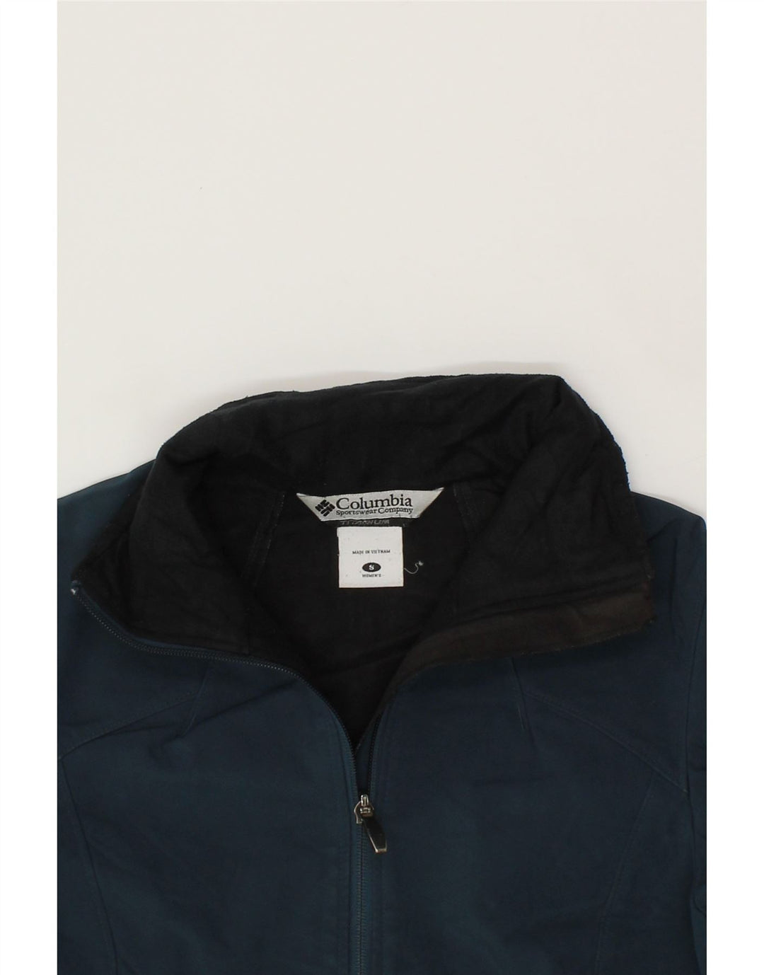 COLUMBIA Womens Omni-Shield Windbreaker Jacket UK 10 Small Blue Polyester Vintage Columbia and Second-Hand Columbia from Messina Hembry 