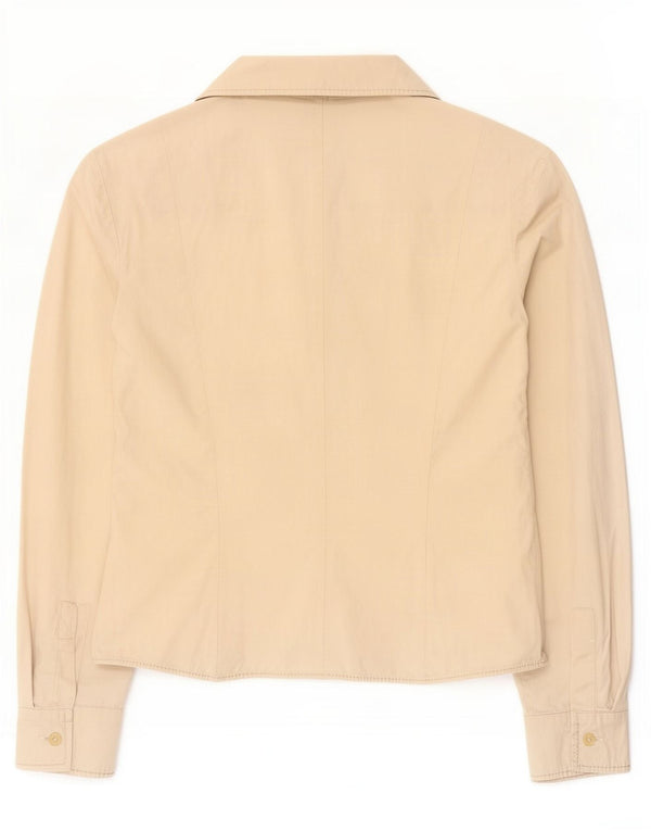 Camicia da donna Gianfranco Ferre UK 10 piccola in cotone beige