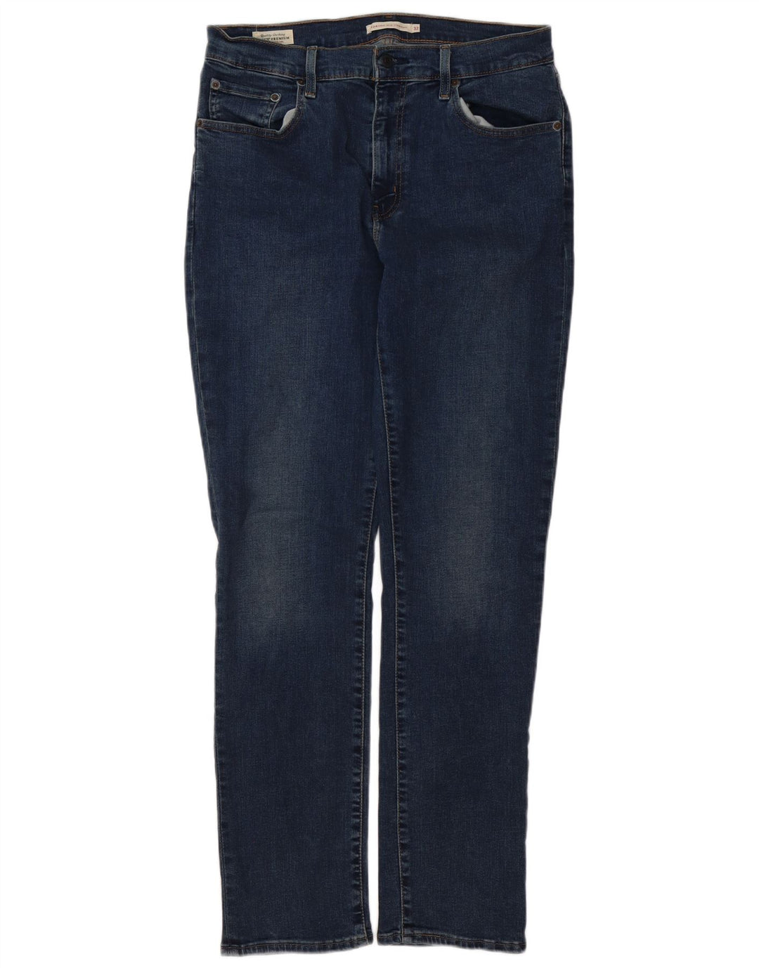 LEVI'S Jeans dritti a vita alta 724 da donna W32 L32 cotone blu