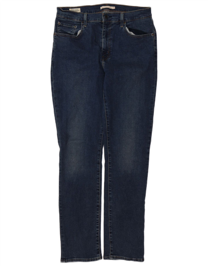 LEVI'S Jeans dritti a vita alta 724 da donna W32 L32 cotone blu