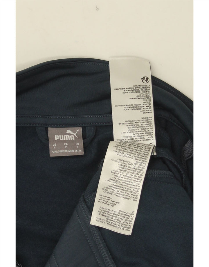Giacca da tuta da donna Puma UK 10 Small Blu Colourblock Poliestere