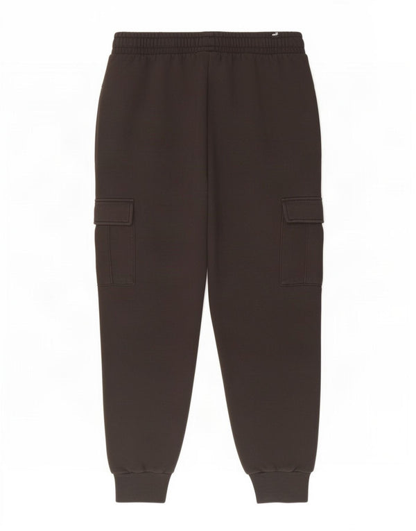 Pantaloni da tuta cargo da uomo Puma Joggers grandi in cotone nero