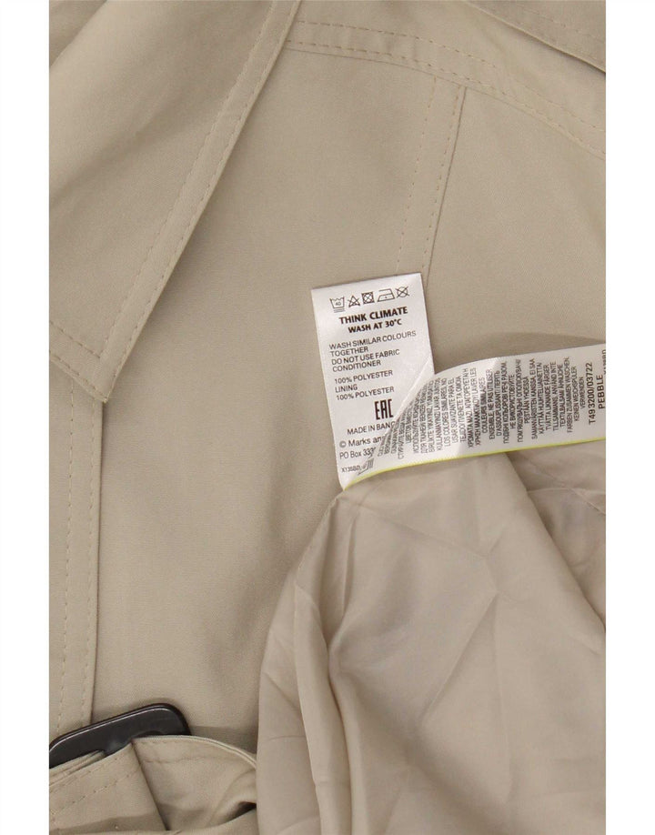 Trench da donna Marks & Spencer UK 24 4XL poliestere verde