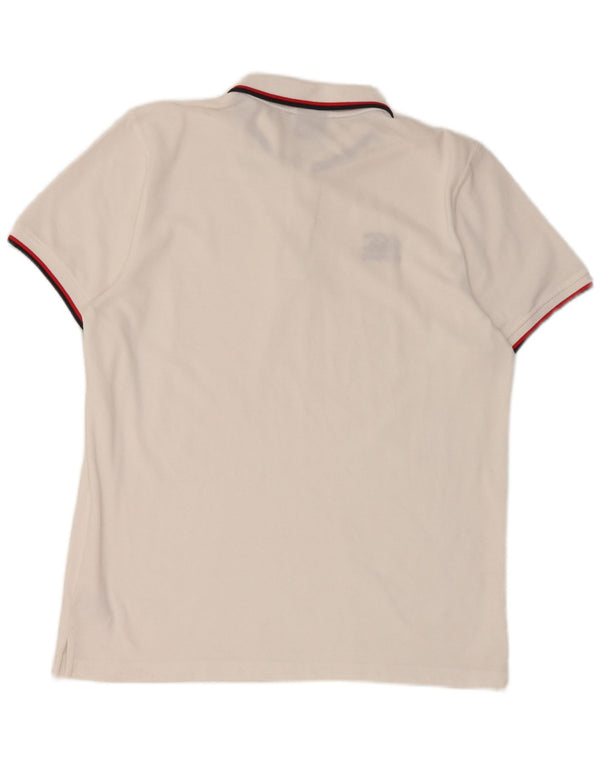 Polo da uomo Canterbury XL poliestere a righe bianche