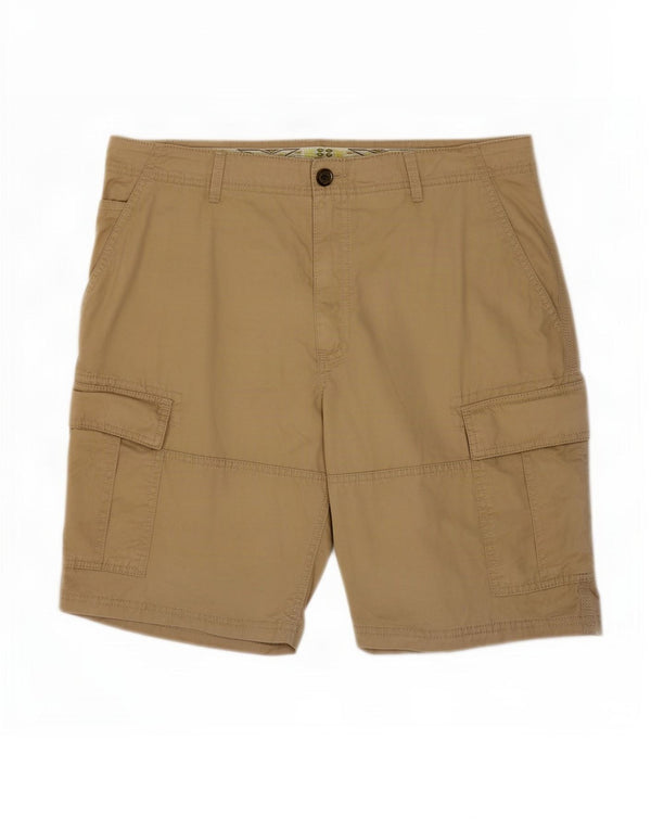 Pantaloncini cargo da uomo Marks & Spencer XL W38 in cotone beige