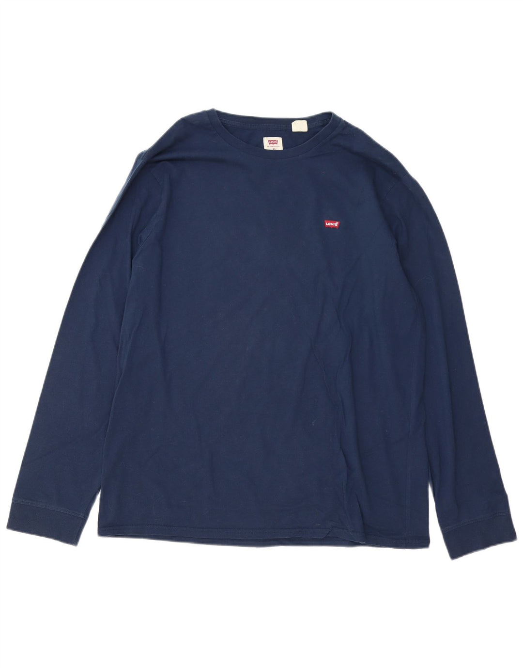 Levi's Maglia standard da uomo a maniche lunghe XL in cotone blu navy
