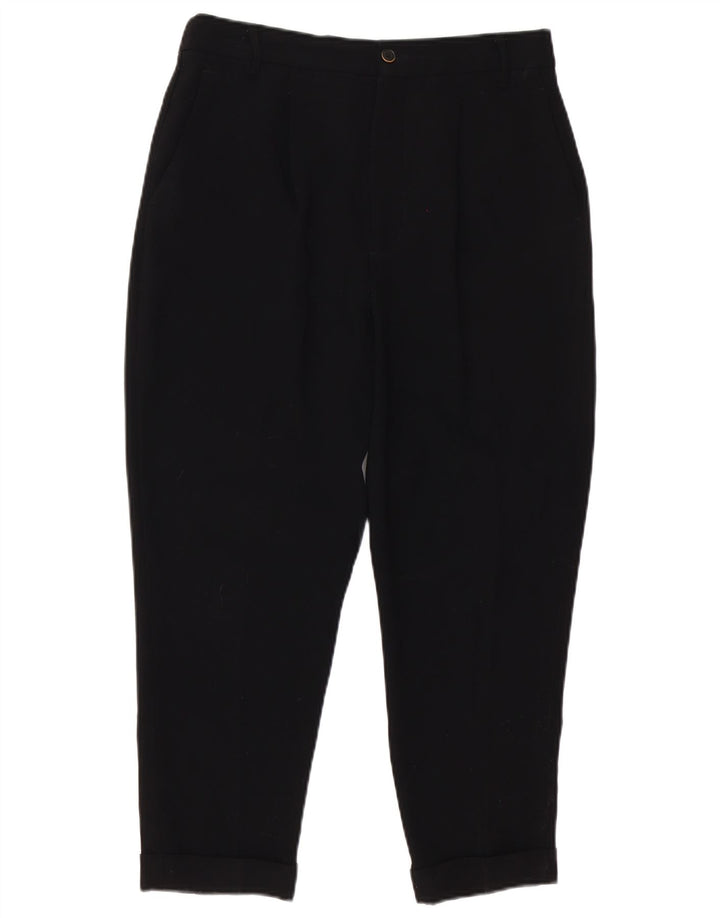 Pantaloni Capri affusolati da donna Zara medi W30 L23 neri