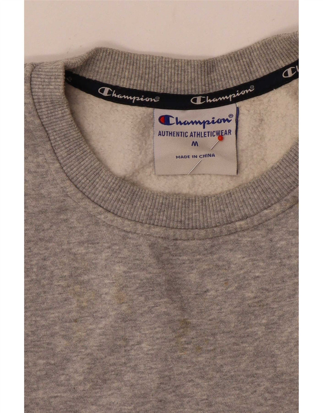 Felpa con grafica corta da donna Champion UK 14 Grigio medio chiazzato