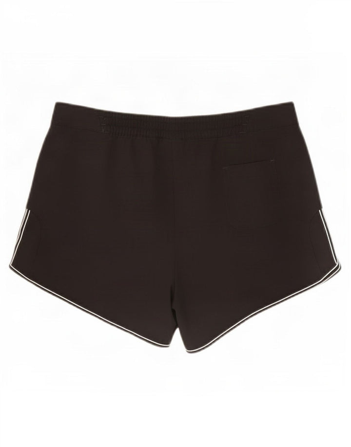 Pantaloncini Adidas da donna UK 12 medi W30 poliestere nero