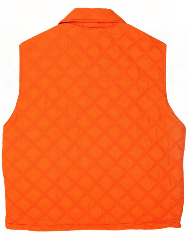 Gilet trapuntato da uomo Invicta UK 42 XL Arancione Poliammide