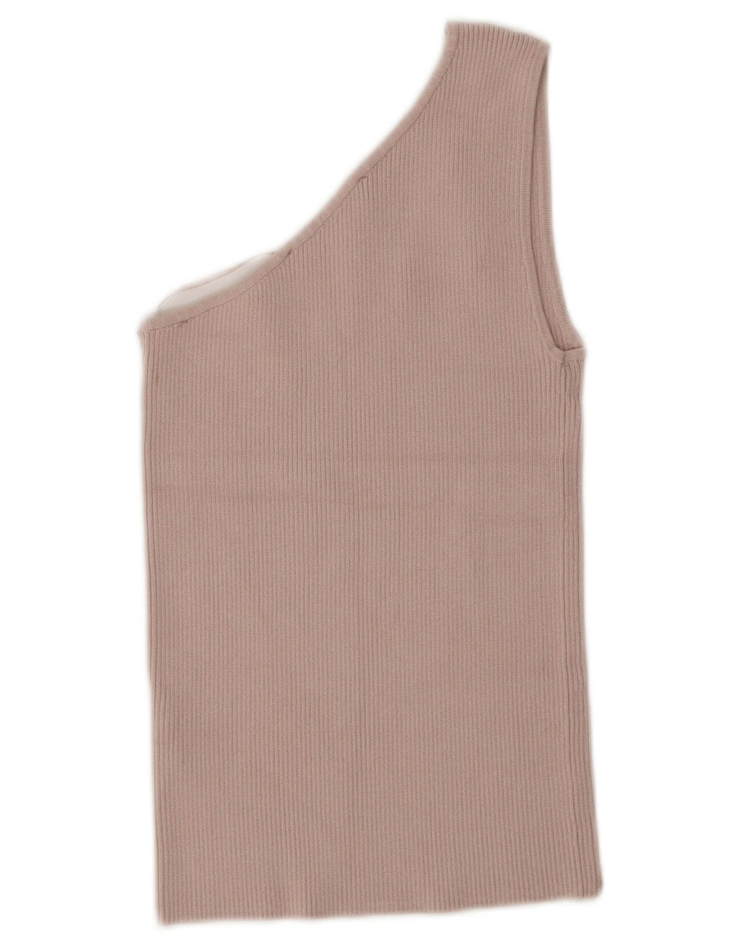 Top corto monospalla da donna Zara UK 8 piccolo in viscosa rosa