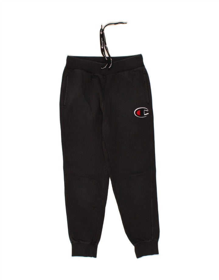 CHAMPION Mens Tracksuit Trousers Joggers Small Black Vintage Champion and Second-Hand Champion from Messina Hembry 