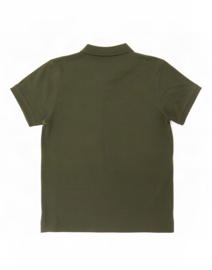 Polo da uomo Gant grande in cotone verde