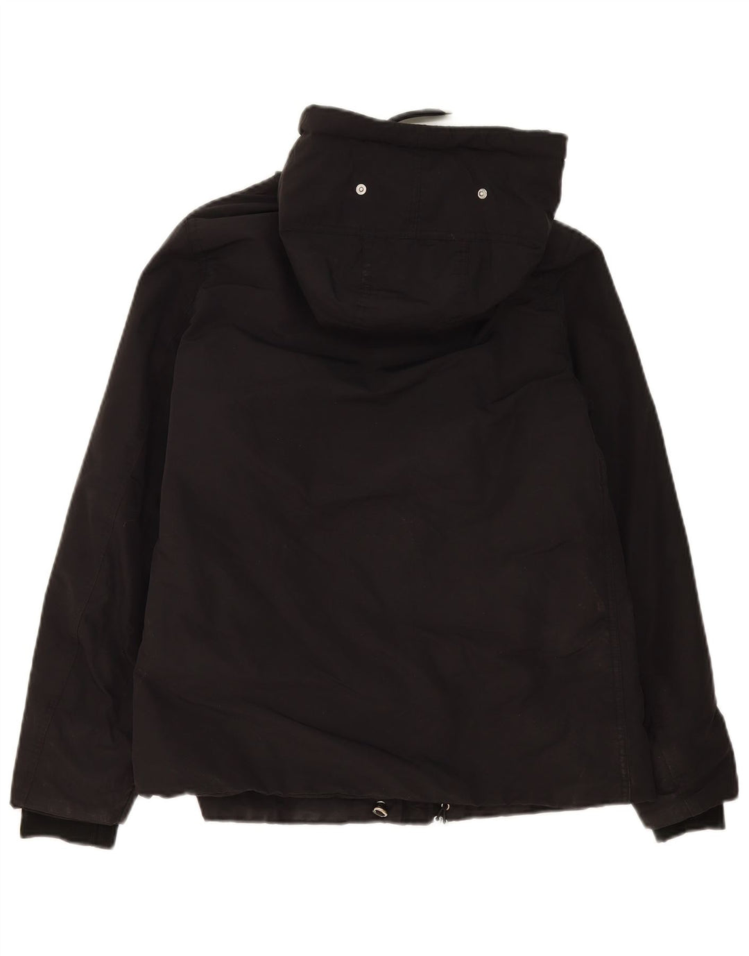Giacca imbottita oversize con cappuccio da donna Zara UK 10 piccola nera