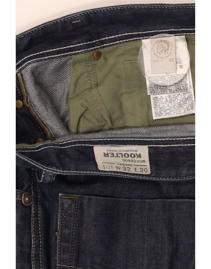 Jeans uomo Diesel Koolter Regular Slim affusolati 32 L30 cotone blu navy