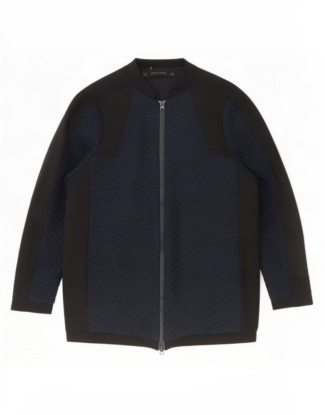 Giubbotto bomber oversize da donna Zara UK 10 piccolo blu navy color block