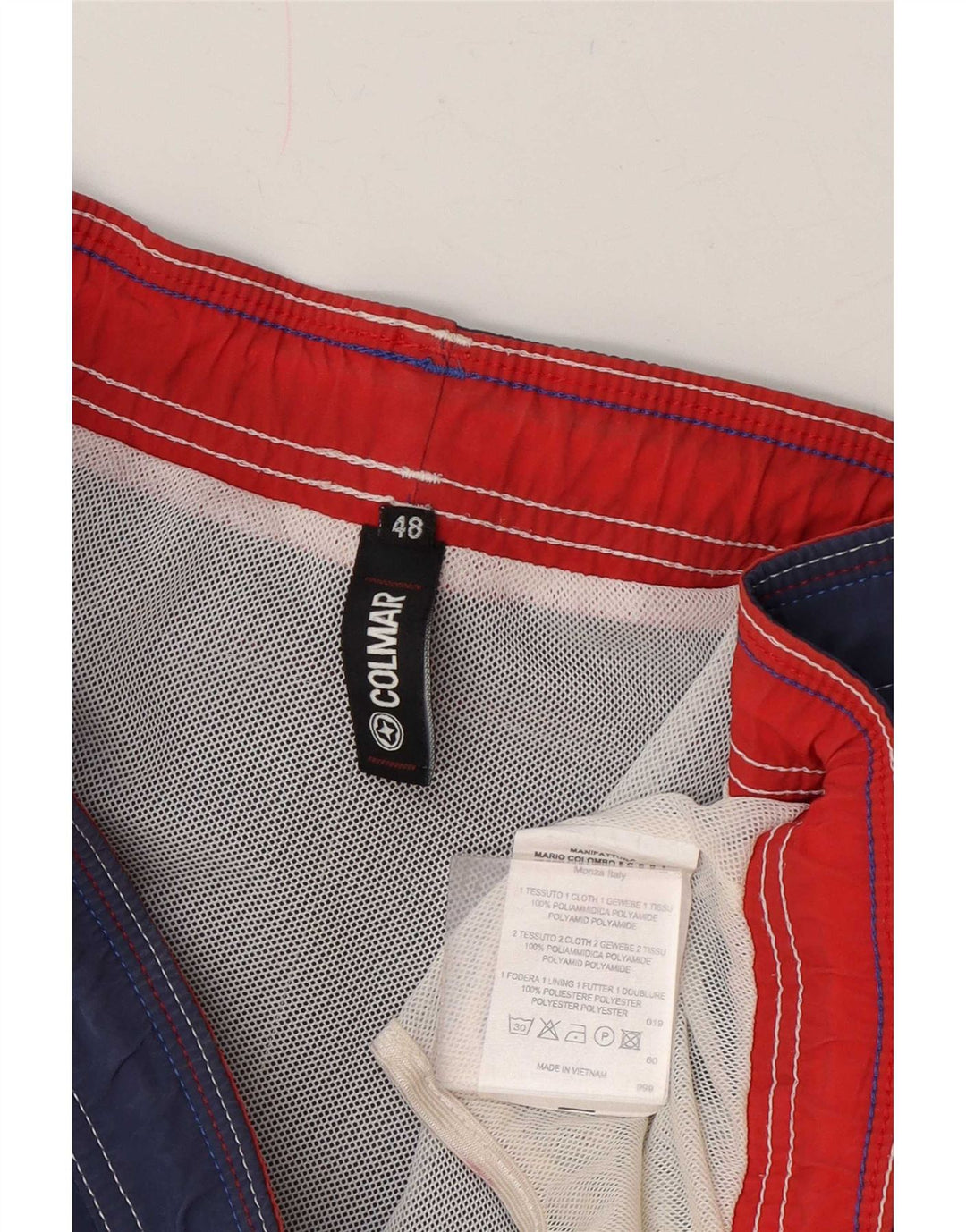 Pantaloncini da bagno grafici da uomo Colmar IT 48 medio blu navy in poliammide