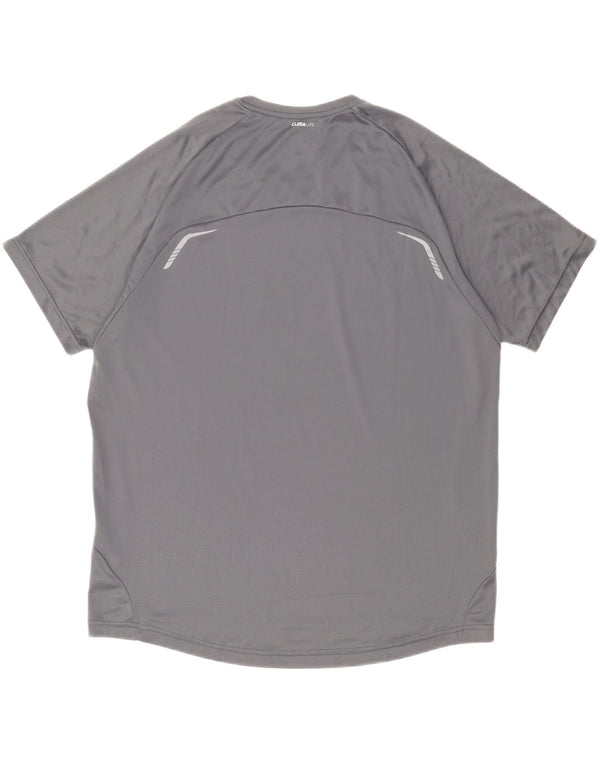 T-shirt grafica da uomo Adidas Top XL poliestere grigio