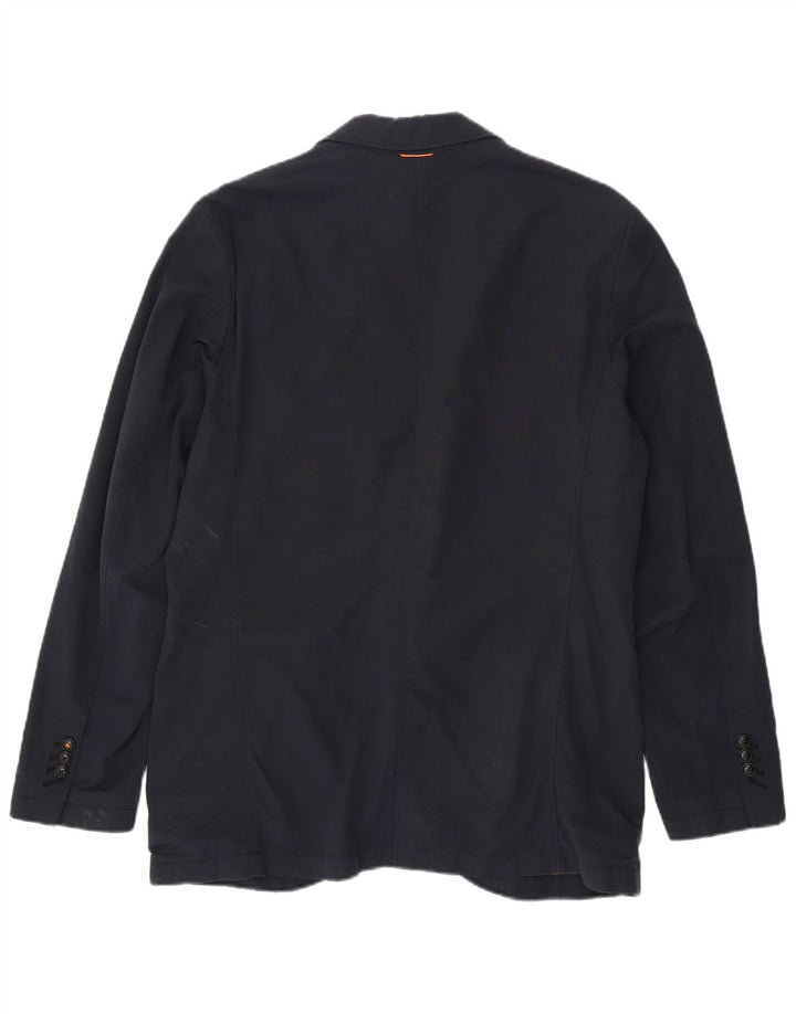 Giacca blazer da uomo a 2 bottoni Hugo Boss EU 54 2XL cotone blu navy