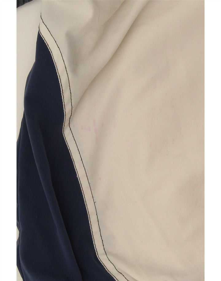 Giacca da ginnastica da uomo Lotto Small in poliestere color block bianco