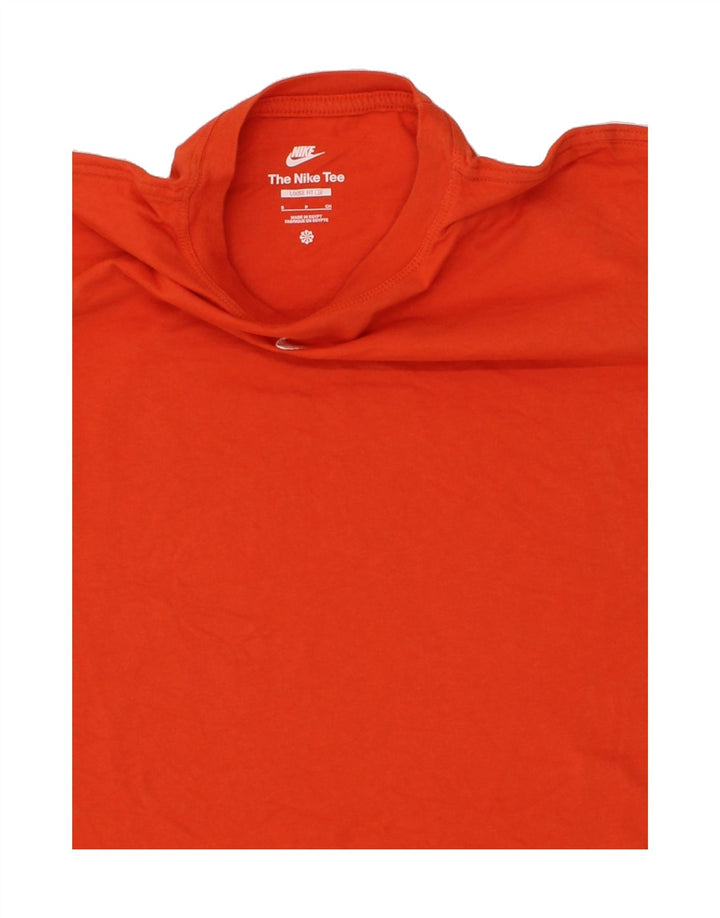 NIKE T-shirt ampia da uomo, vestibilità ampia, piccola, in cotone rosso