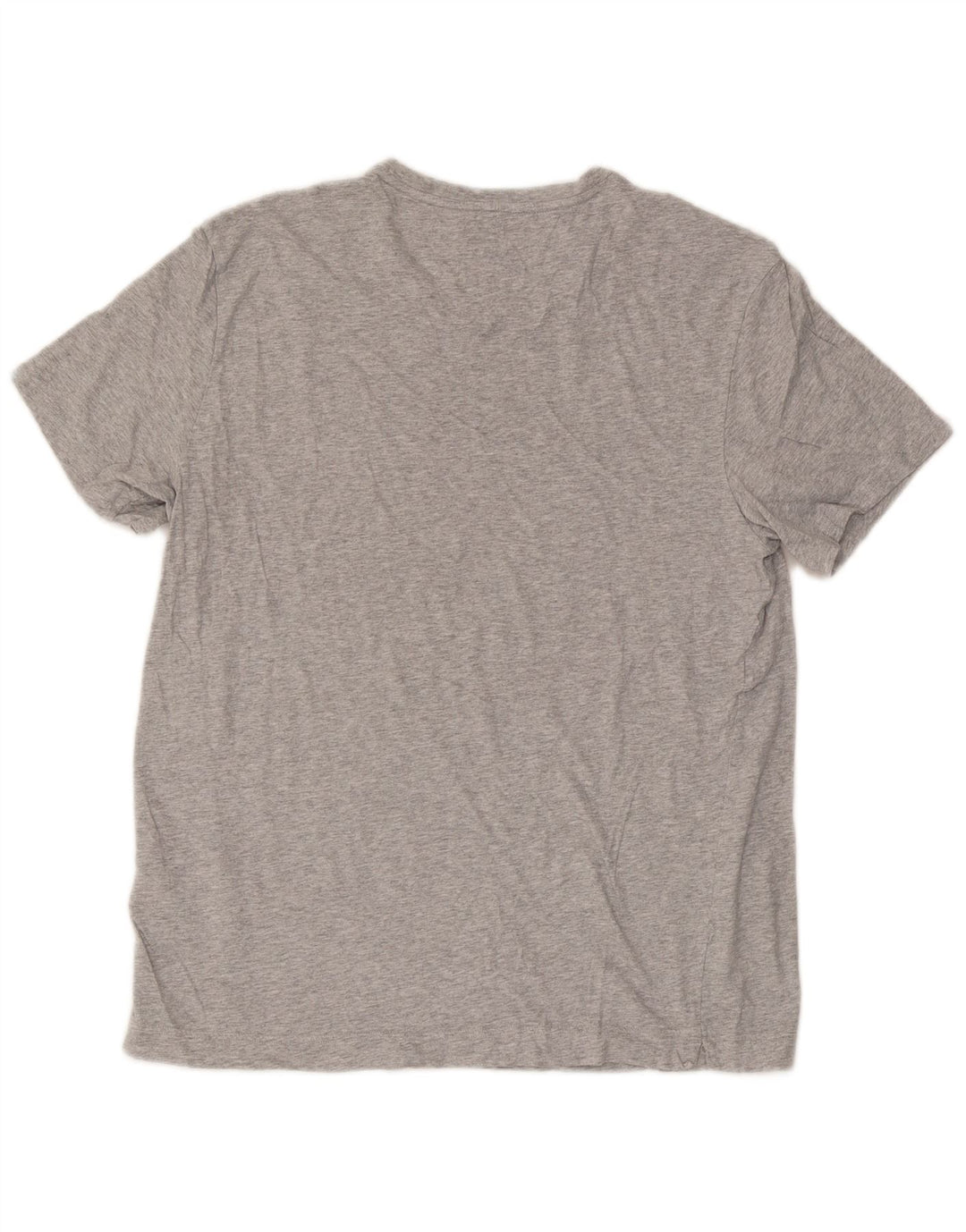 T-shirt da uomo Adidas Top grande in cotone chiazzato grigio
