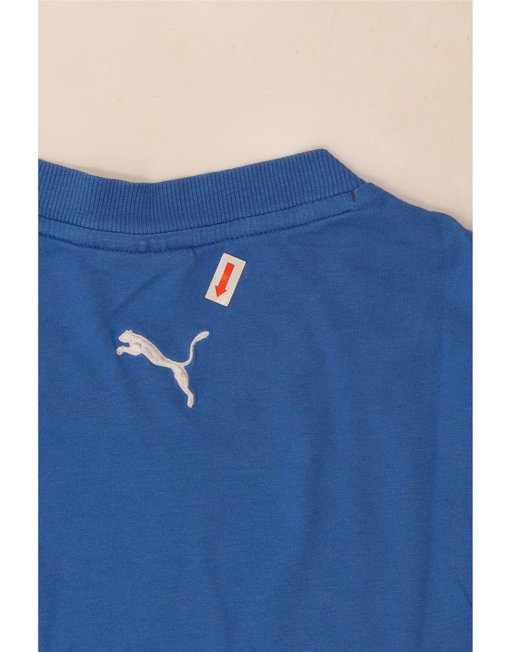 Maglietta grafica da uomo Puma Blu medio