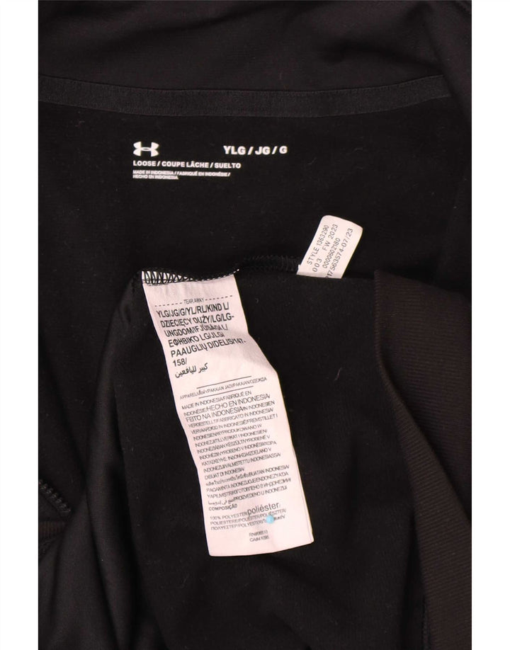 Giacca da tuta da ragazzo Under Armour 11-12 anni grande poliestere nero