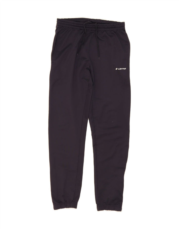 LOTTO Mens Tracksuit Trousers Joggers Medium  Navy Blue Vintage Lotto and Second-Hand Lotto from Messina Hembry 