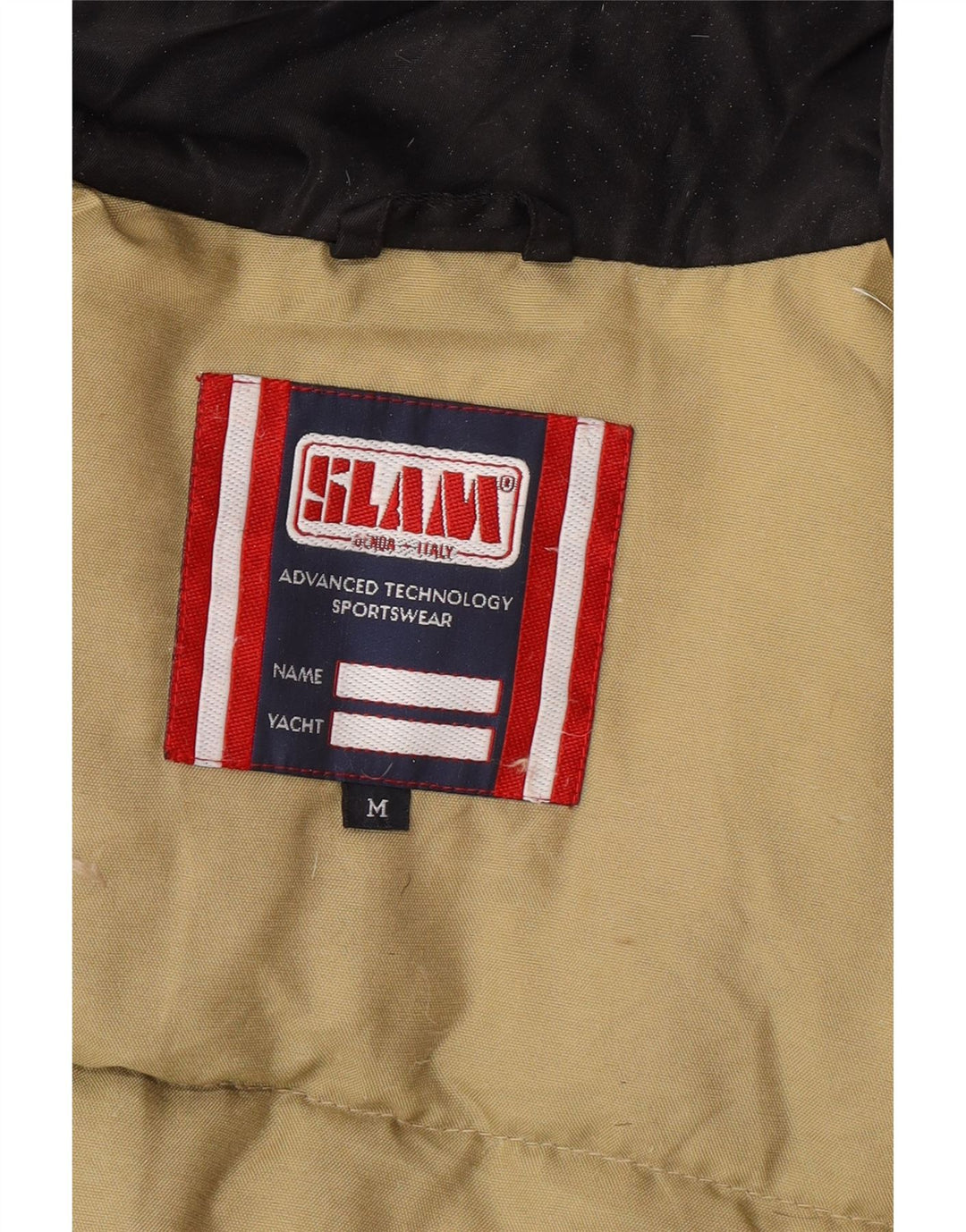 Giacca imbottita oversize con cappuccio da donna Slam UK 14 nylon nero medio