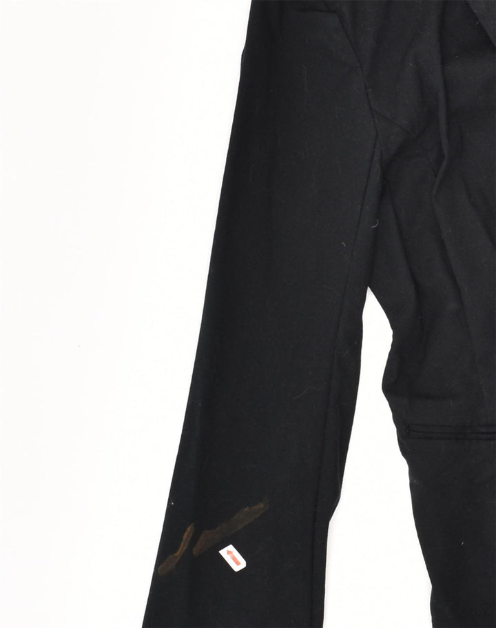 MOSSIMO Womens 1 Button Blazer Jacket US 10 Large Black Cotton | Vintage Mossimo | Thrift | Second-Hand Mossimo | Used Clothing | Messina Hembry 