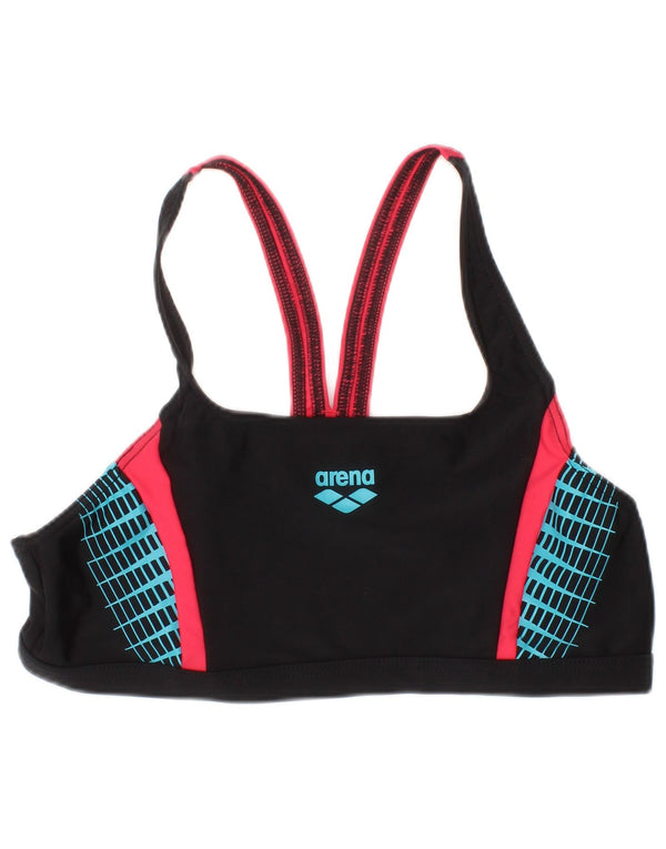 Arena Womens Graphic Bikini Medium Black Geometric Sports