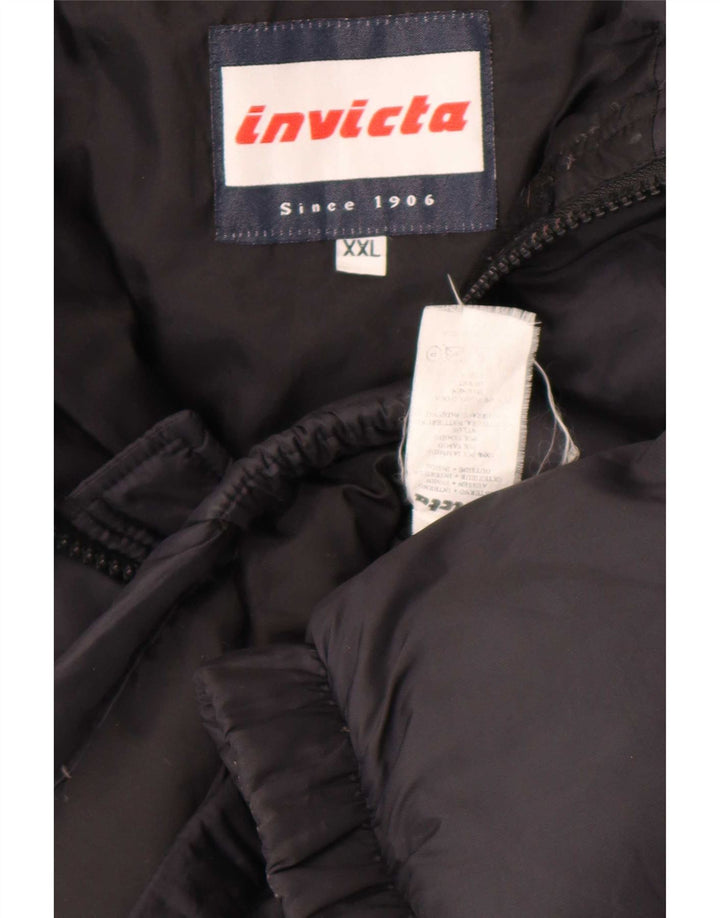Giacca imbottita con cappuccio da uomo Invicta UK 44 2XL Poliammide nera