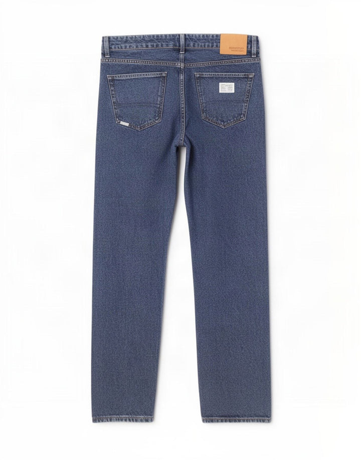 Jeans dritti da uomo Superdry W32 L32 cotone blu