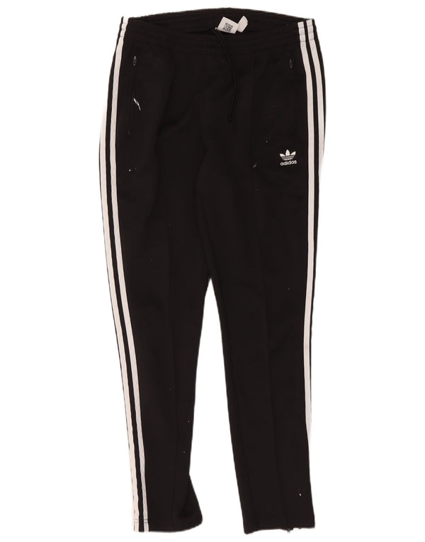 Pantaloni della tuta da donna Adidas UK 14 cotone medio nero