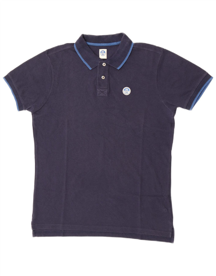 Polo da uomo North Sails grande in cotone blu navy