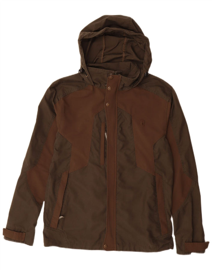 Giacca a vento da caccia da uomo Deerhunter UK 36 Small Brown Colourblock