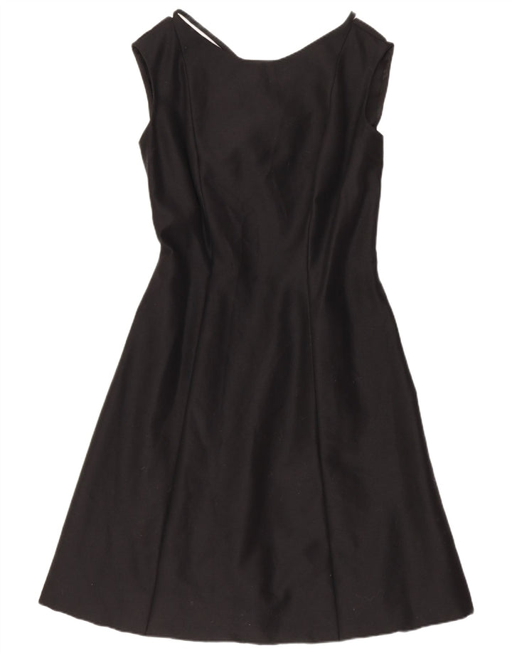 Abito tubino vintage da donna UK 8 piccolo nero