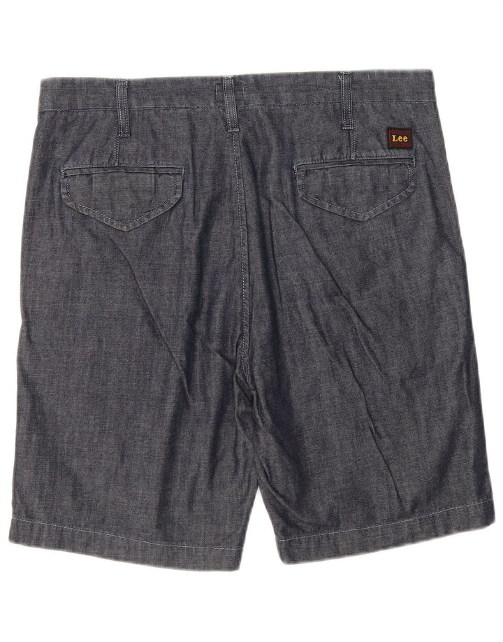 Pantaloncini chino da uomo Lee W33 cotone blu navy medio