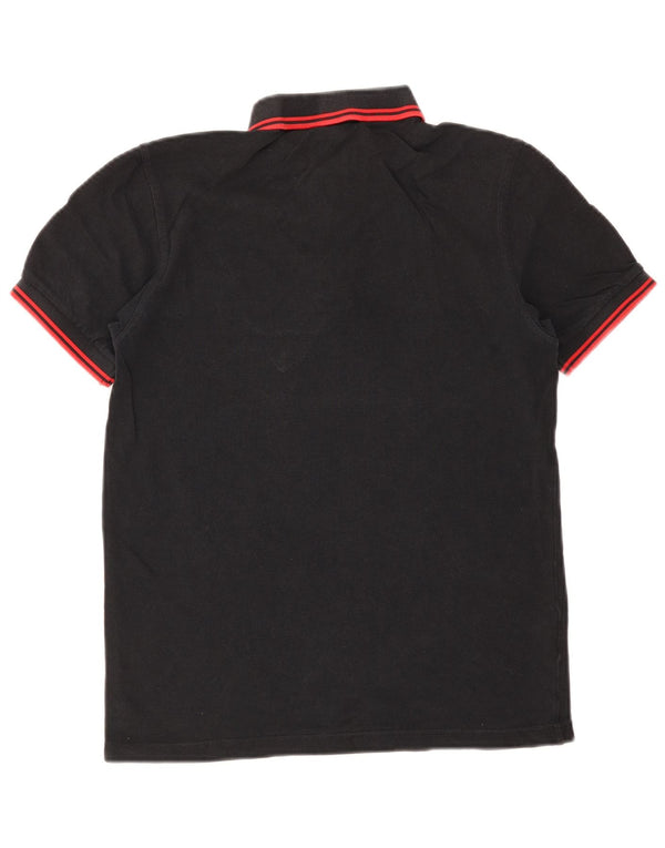 Polo da uomo Fred Perry piccola in cotone a righe nere