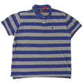 Polo da uomo Izod XL in cotone a righe blu