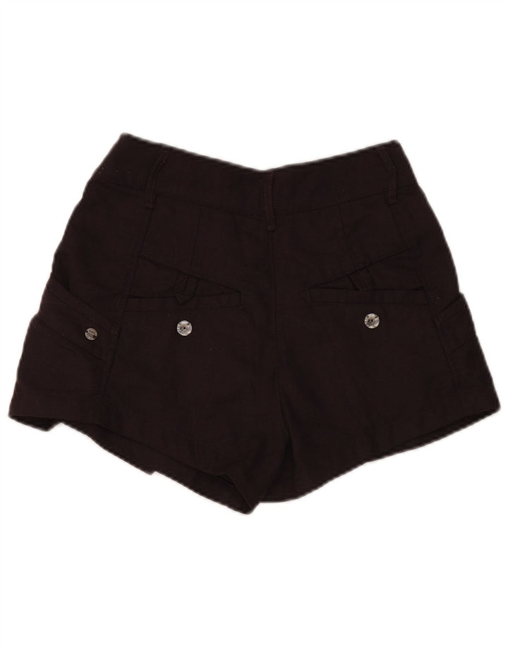 DIESEL Pantaloncini casual a vita alta da donna W28 Lana marrone medio