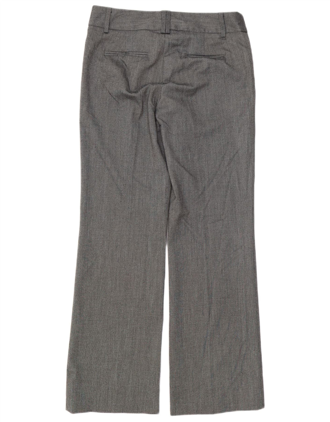 Pantaloni da abito dritti da donna Zara EU 38 Small W28 L31 Poliestere grigio