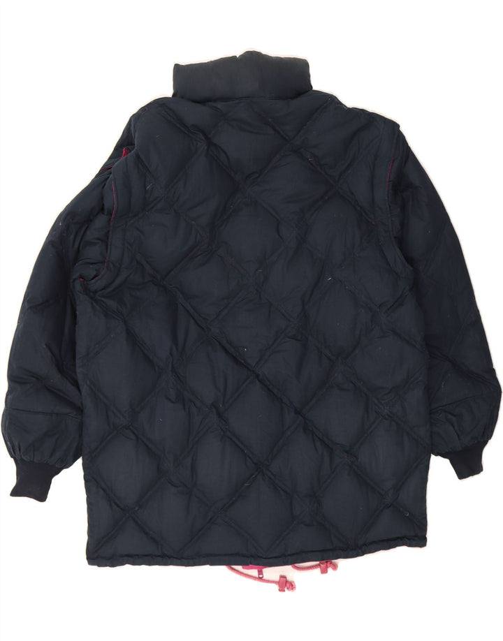 DOLOMITE Mens Reversible Padded Jacket UK 38 Medium Pink Argyle/Diamond Vintage Dolomite and Second-Hand Dolomite from Messina Hembry 