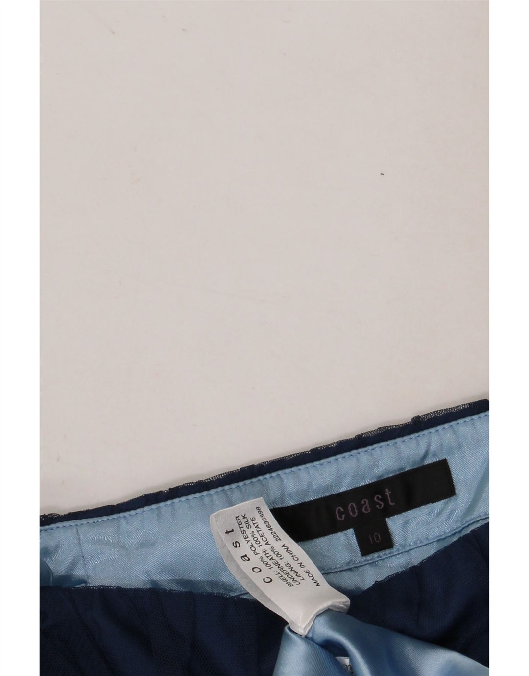 Abito senza spalline da donna COAST UK 10 Piccolo poliestere floreale blu